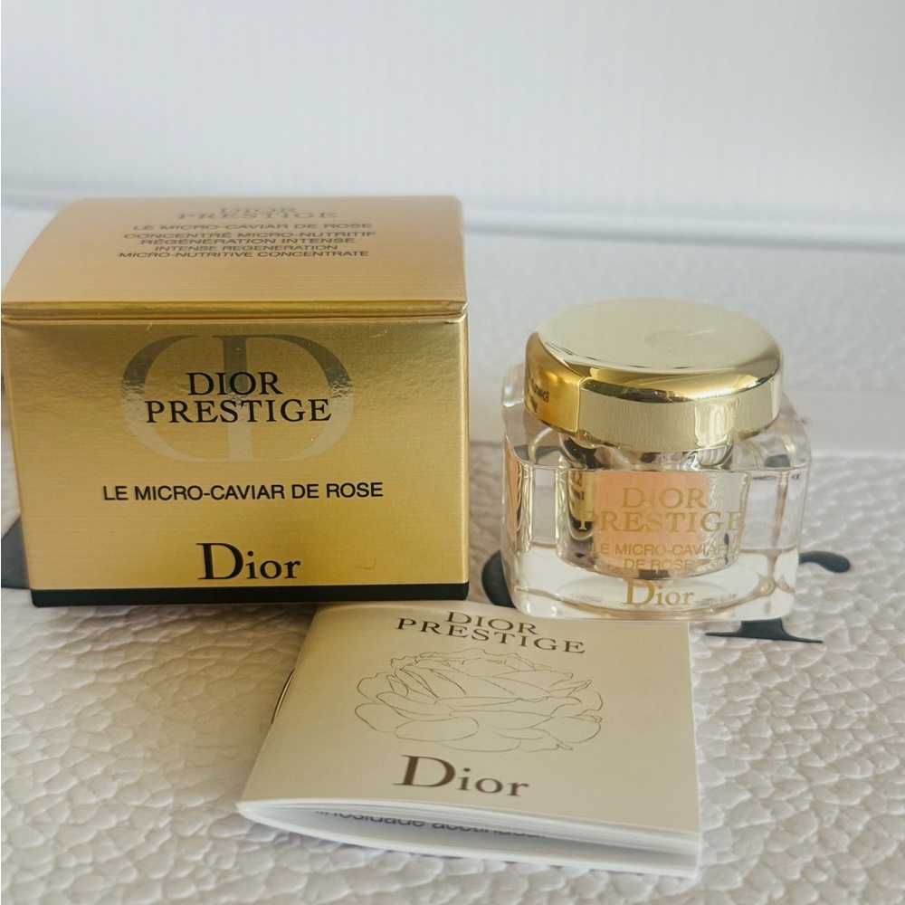Dior Prestige Rose Micro-Caviar with Gold Packaging